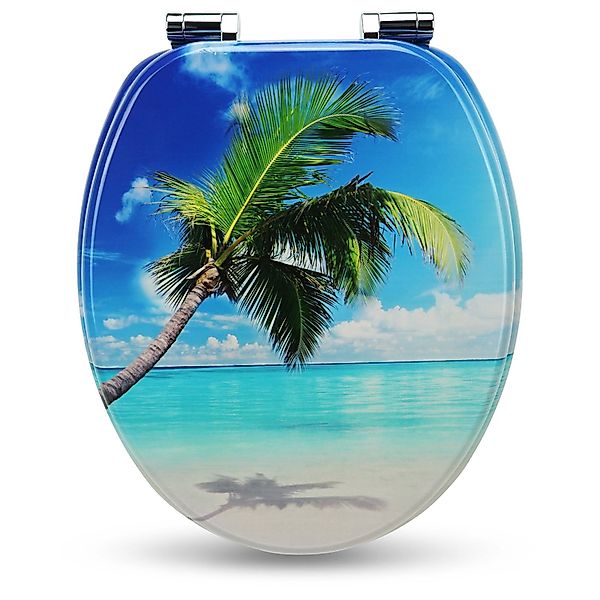 Sanfino WC-Sitz „Palm“ hochwertiger Toilettendeckel mit günstig online kaufen