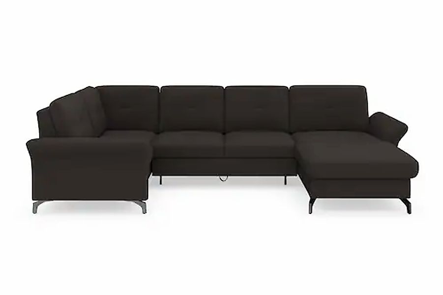 Home affaire Wohnlandschaft »Calando U-Form« wahlweise mit Bettfunktion, Be günstig online kaufen