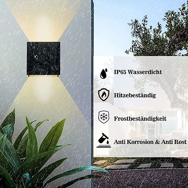 Simloveve LED Wandleuchte Wandleuchte 12W LED günstig online kaufen