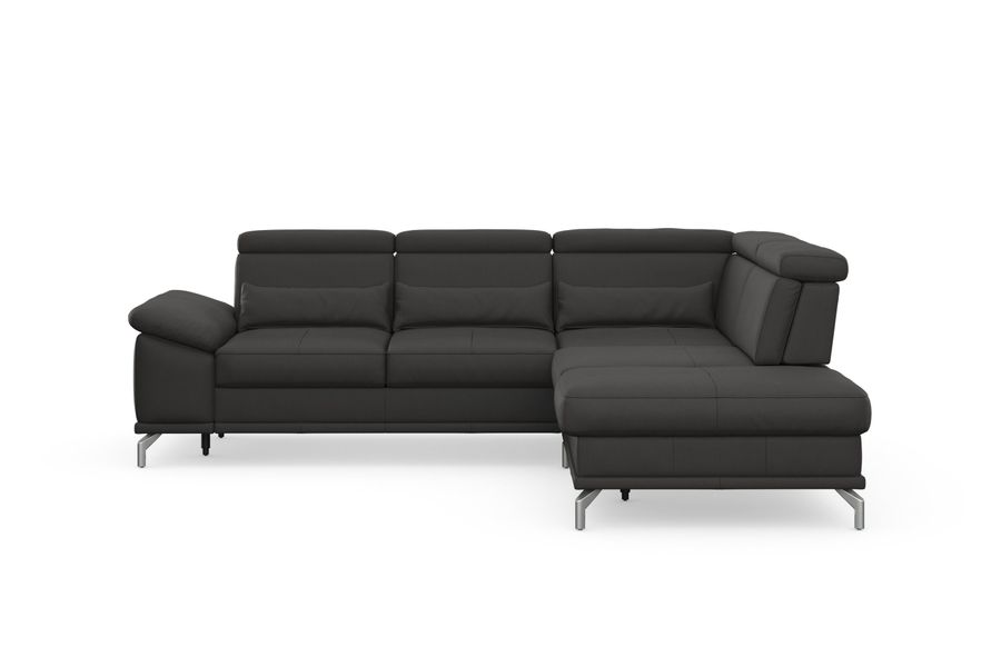 sit&more Ecksofa "Cabrio L-Form, B: 274 cm, mit Sitztiefen-, Arm- & Kopftei günstig online kaufen