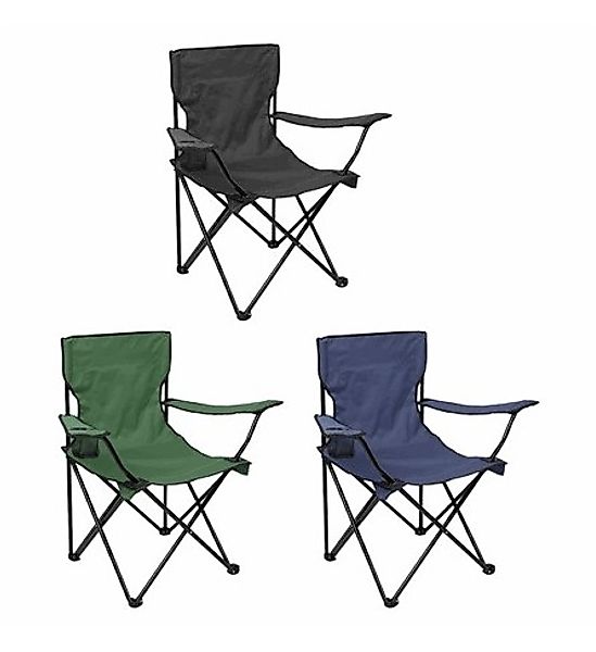 Campingstuhl 1 Stück faltbar ca. 50 x 80 x 50 cm inkl. Tragetasche 3 Sorten günstig online kaufen