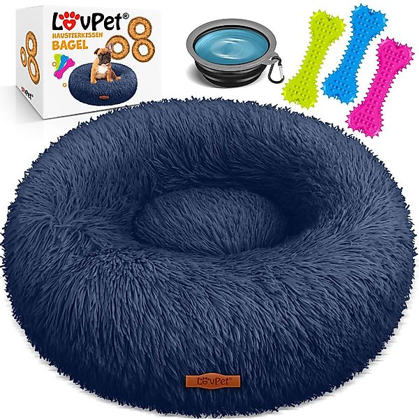 Lovpet Tierbett, Hundebett Hundekissen Katzenbett Bagel, günstig online kaufen