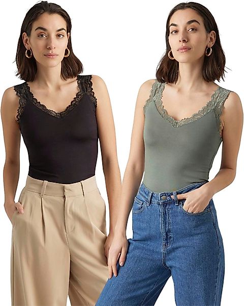 Vero Moda Spitzentop (Set, 2er-Pack) Basic günstig online kaufen