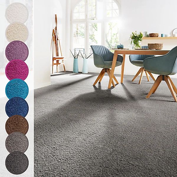 Andiamo Teppichboden »Sophie, Frisee-Velours, Made in Netherlands«, rechtec günstig online kaufen