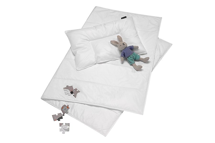 Centa-Star Kopfkissen Junior Flachkissen U-Form Absteppung, günstig online kaufen