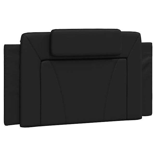 vidaXL Kopfteilkissen Viana Schwarz 100 cm Kunstleder 3207724 günstig online kaufen
