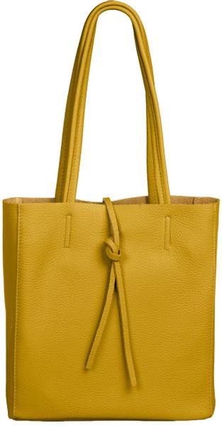 Caspar Schultertasche Mittelgroße Leder Shopper Damen günstig online kaufen