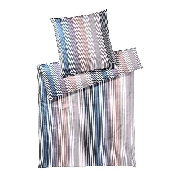 Elegante Interlock Jersey Bettwäsche Brillant 3536-7 Blush-Blue135x200 günstig online kaufen
