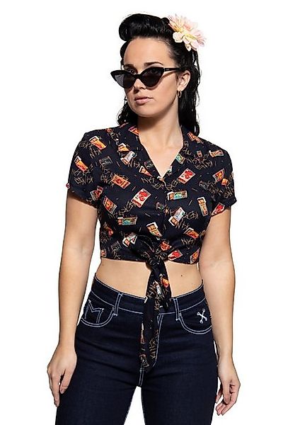 QueenKerosin Shirtbluse kurzarm günstig online kaufen