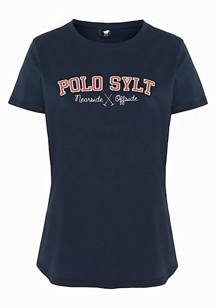 Polo Sylt Print-Shirt im Logo-Look günstig online kaufen