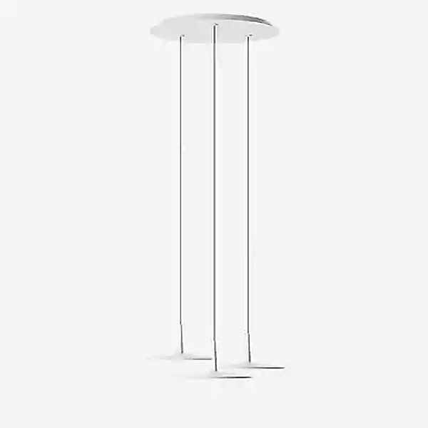 Vibia Skan Pendelleuchte LED 3-flammig, weiß - Casambi günstig online kaufen