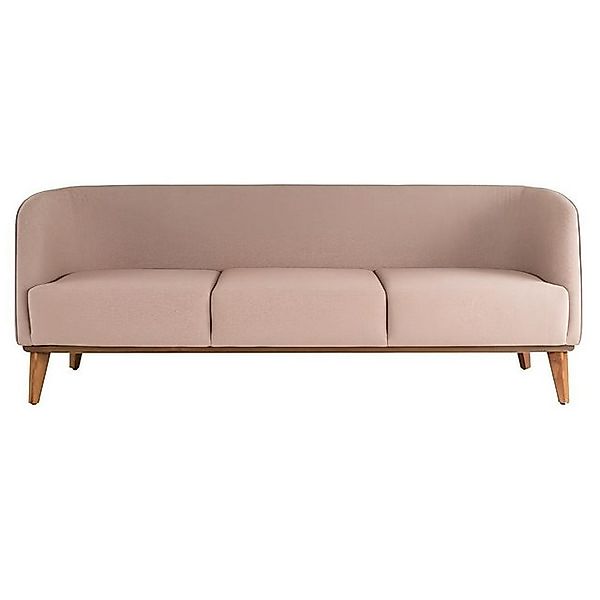 Xlmoebel 2-Sitzer Elegantes beige Sofa - Modischer 2-Sitzer für zeitgemäßes günstig online kaufen