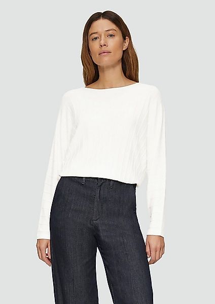 s.Oliver Longpullover Strickpullover Strickpullover mit Fledermausarm und S günstig online kaufen