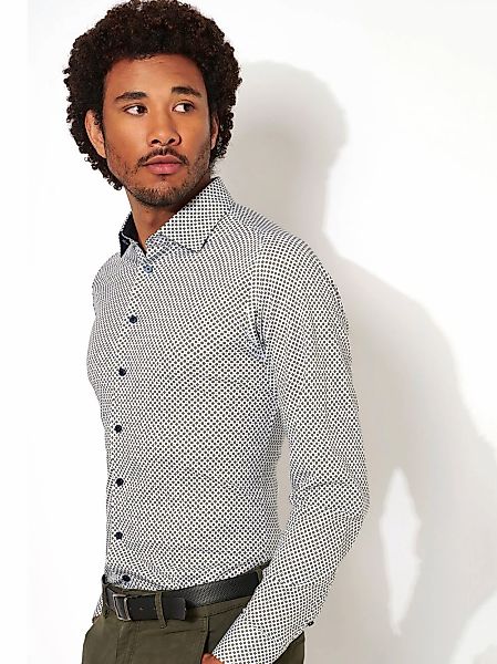 DESOTO Langarmhemd "Jerseyhemd Casual Kent langarm" Flexibler Stretch, mit günstig online kaufen