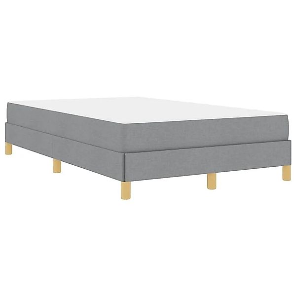 vidaXL Boxspringbett Hellgrau 120 x 200 cm Stoff 3398556 günstig online kaufen