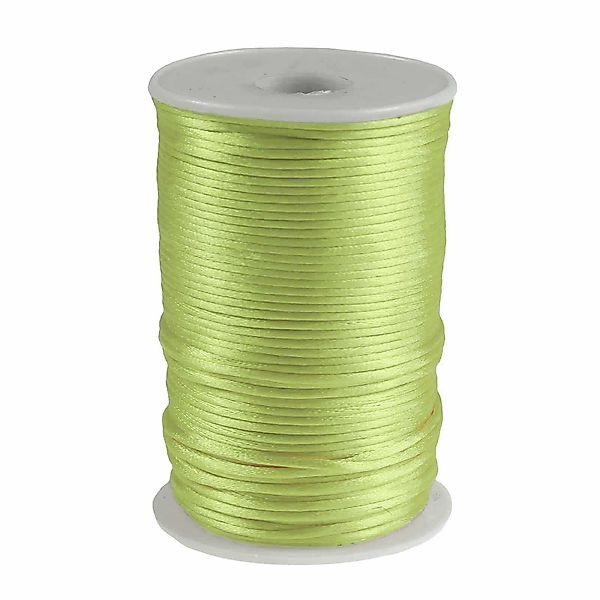 maDDma 90m Satinschnur 2mm Seil, lindgrün günstig online kaufen