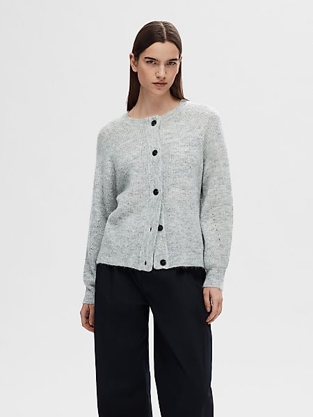 SELECTED FEMME Strickpullover Strickjacke Relaxed Fit günstig online kaufen