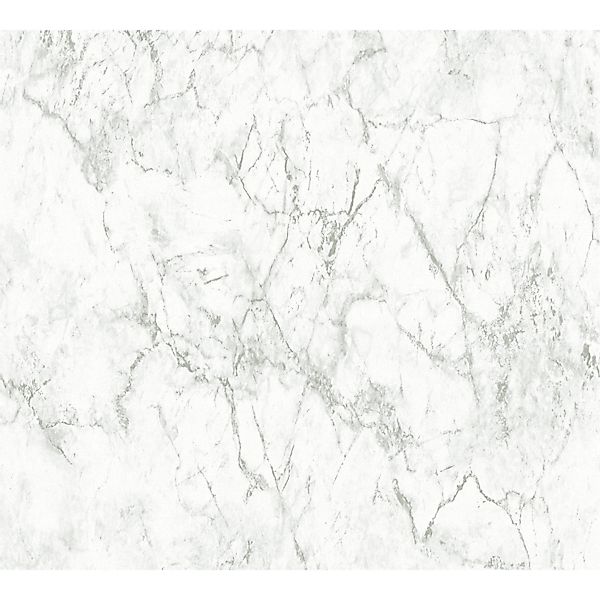 Bricoflor Marmor Tapete Weiß Grau Vlies Marmortapete Elegant Ideal für Küch günstig online kaufen