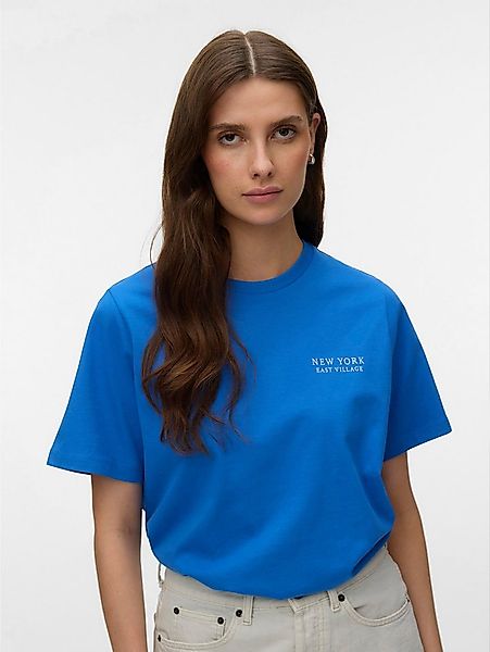 Vero Moda Kurzarmshirt VMYVONNE CATY SS TOP BOX JRS mit Rückenprint günstig online kaufen