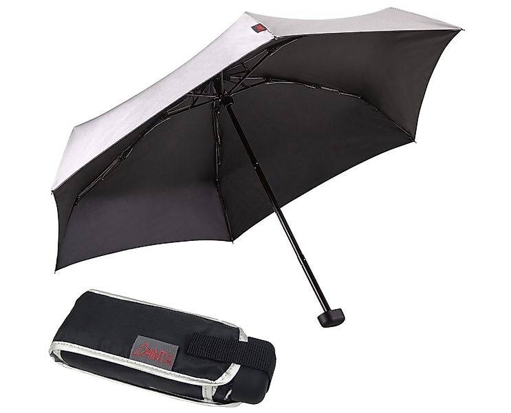 EuroSCHIRM® Taschenregenschirm Dainty, silber, besonders leicht, günstig online kaufen
