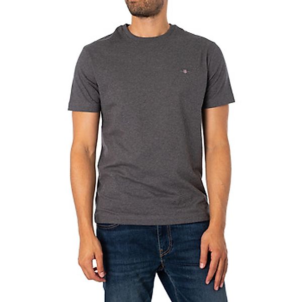 Gant "REG SHIELD SS T-SHIRT" mit Logostickerei auf der Brust günstig online kaufen