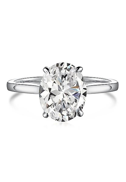 BRELLATO Solitärring Damen Cocktailring Großer Zirconia günstig online kaufen