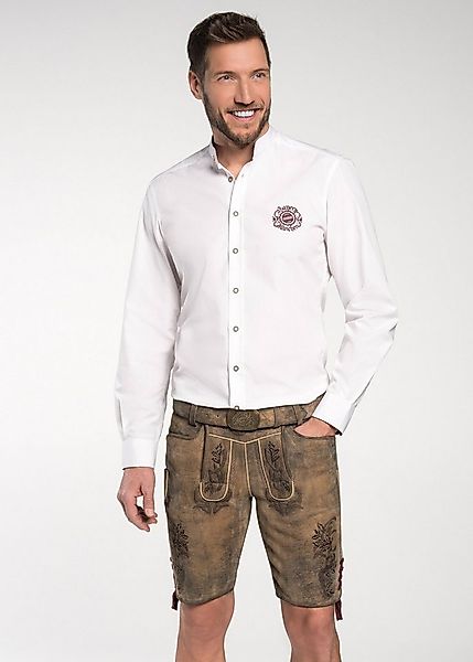 Spieth & Wensky Shorts Lederhose "FCB - Geisenfeld" mit Stickereien und edl günstig online kaufen