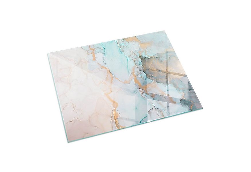 Tulup Bodenschutzplatte Türkis Abstraktes Muster, Gehärtetem Glas Kaminöfen günstig online kaufen