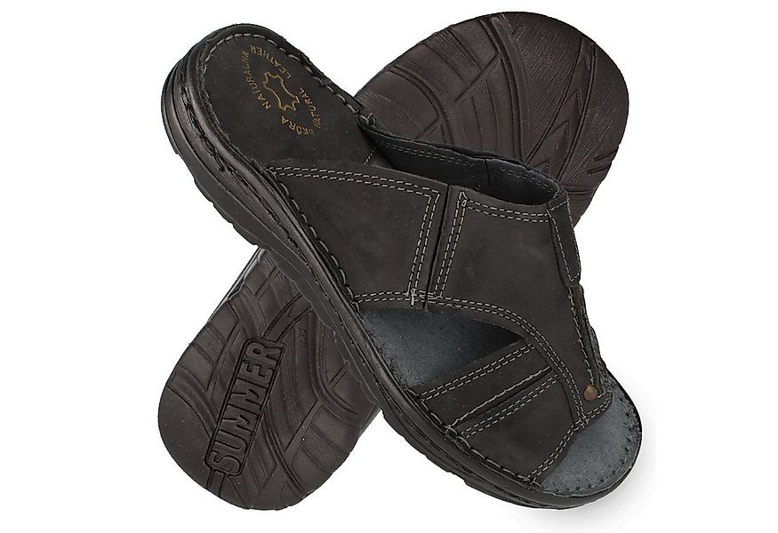 Cloque Lerma offene Herren Leder Pantolette offene Loafer, Slipper, aus Led günstig online kaufen