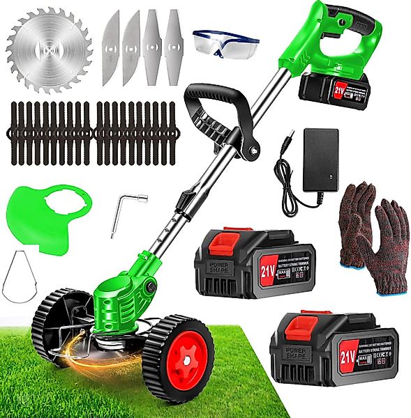 ZREE Akku-Rasentrimmer 21V Elektrischer Rasentrimmer 3-in-1 günstig online kaufen