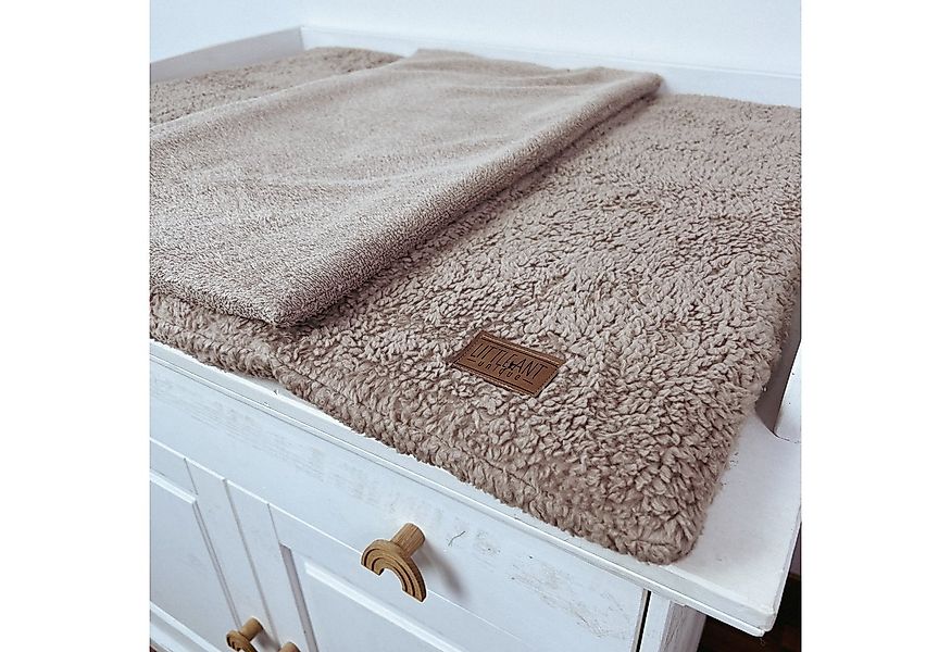 LittleANTunique Wickelauflage Wickeltischauflage Teddy beige, Made in Hambu günstig online kaufen