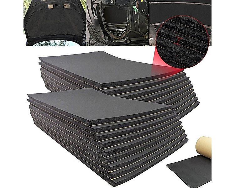 Insma Dämmplatte, (18-St), Auto Dämmmatte Selbstklebend Schalldämmung 50x30 günstig online kaufen