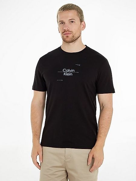 Calvin Klein T-Shirt "OPTIC LINE LOGO T-SHIRT" günstig online kaufen