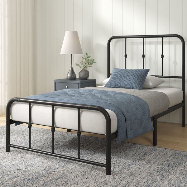 ZINUS Bettgestell Florence, Bett mit Kopf- günstig online kaufen