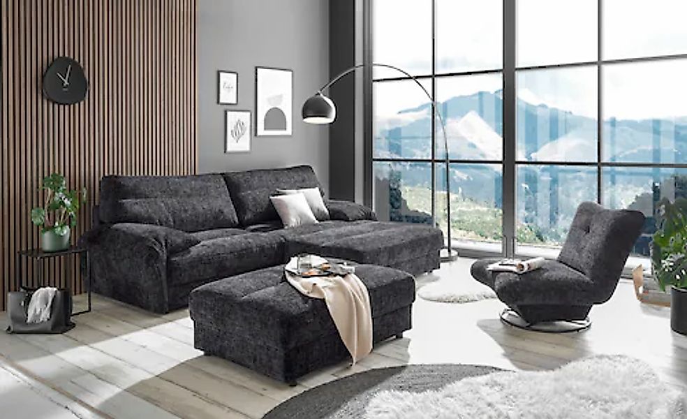 ED EXCITING DESIGN Ecksofa »Princeton L-Form« günstig online kaufen