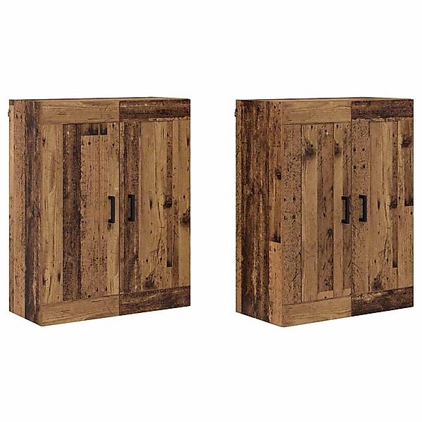 vidaXL Wandmontierte Schränke 2 Stk Altholz 69,5 x 34 x 90 cm 3415563 günstig online kaufen
