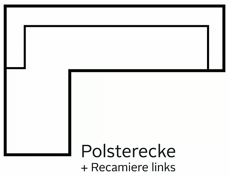 COTTA Ecksofa "Driver L-Form", mit Kopfteilverstellung, wahlweise mit Bettf günstig online kaufen