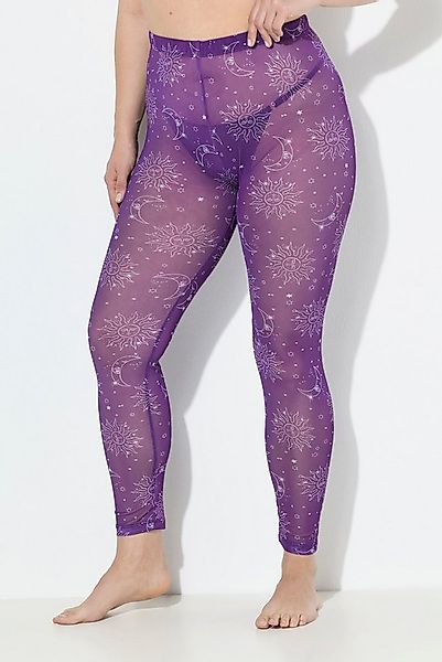 Ulla Popken Feinstrumpfhose Strumpf-Leggings Sonne & Mond Mesh günstig online kaufen