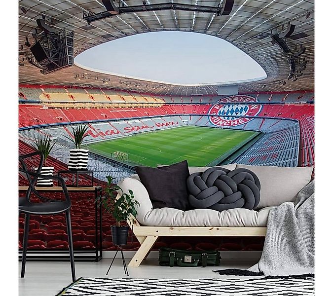 K&L Wall Art Fototapete Große Fußball Fototapete FC Bayern München Mia San günstig online kaufen