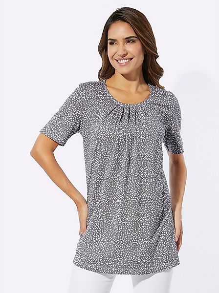 Sieh an! T-Shirt Longshirt Kurzarm günstig online kaufen