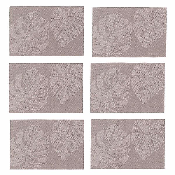 Zeller Present Platzset modernes Monstera Blätter Design, 6-teilig, Kunstst günstig online kaufen