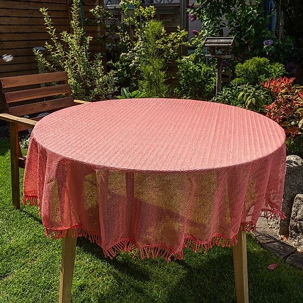 laro Tischdecke Gartentischdecke Wetterfest Rutschfest Rund günstig online kaufen