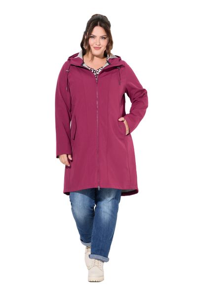 Ulla Popken Softshelljacke HYPRAR Softshell-Longjacke wasserabweisend günstig online kaufen