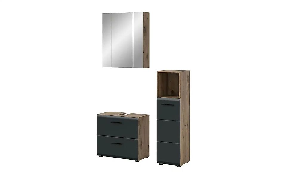 Badkombination   ¦ holzfarben ¦ Maße (cm): B: 105 H: 185 Schränke > Badschr günstig online kaufen