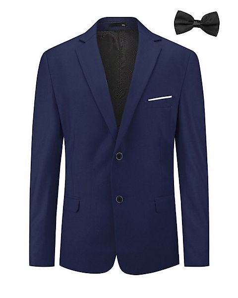 Allthemen Anzugsakko (2 tlg) mit Fliege Herren Sakko Slim Fit Anzugjacke fü günstig online kaufen