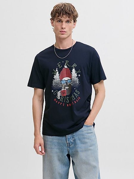 Jack & Jones Kurzarmshirt JJNOEL XMAS TEE SS CREW NECK günstig online kaufen