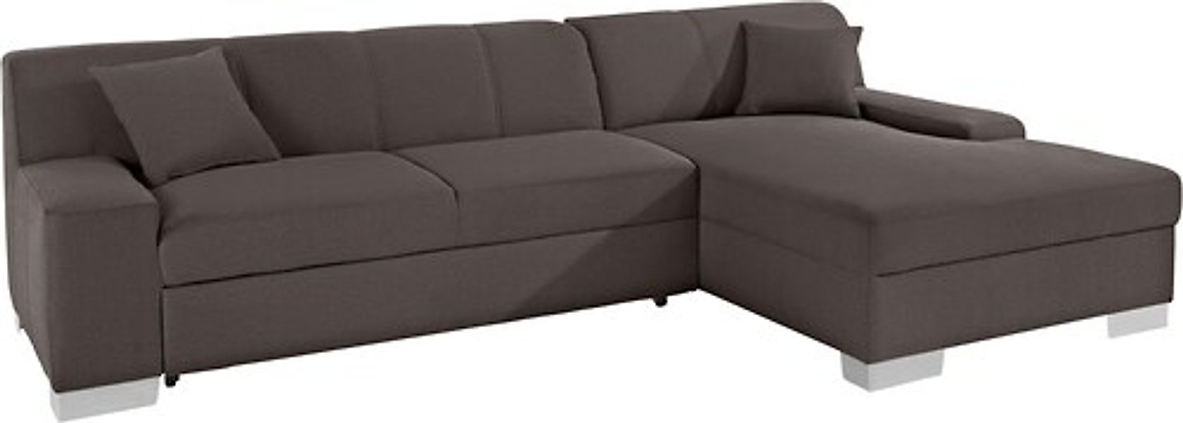 DOMO collection Ecksofa "Bero L-Form", wahlweise mit Bettfunktion günstig online kaufen