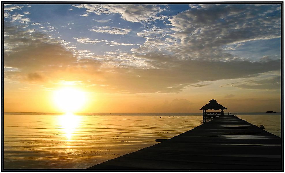 Papermoon Infrarotheizung »Sunburst über Belize«, sehr angenehme Strahlungs günstig online kaufen
