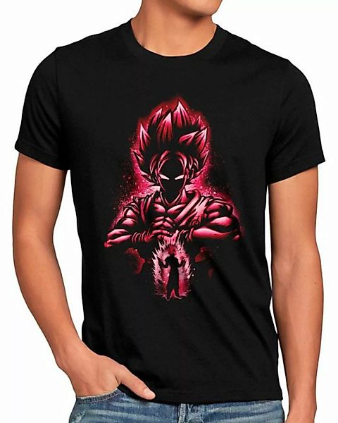 style3 Print-Shirt Herren T-Shirt Super Kaio-ken super dragonball z gt song günstig online kaufen