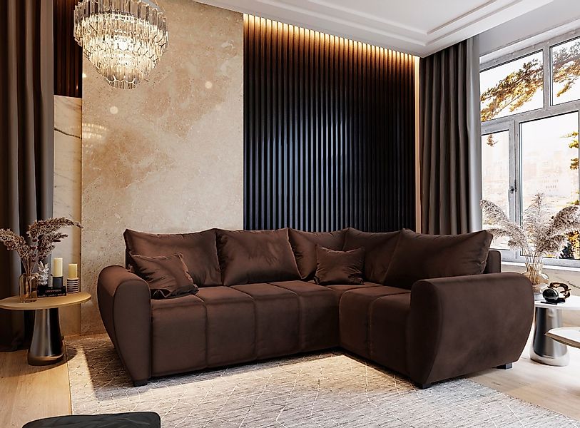 Masseno Ecksofa MADISON mit Schlaffunktion L-Form, günstig online kaufen